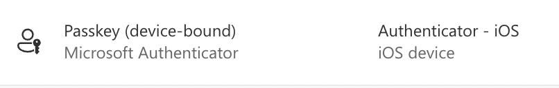 Open Image: Microsoft Authenticator passkey screenshot