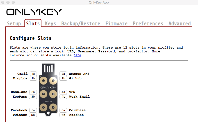 Open Image: OnlyKey management GUI