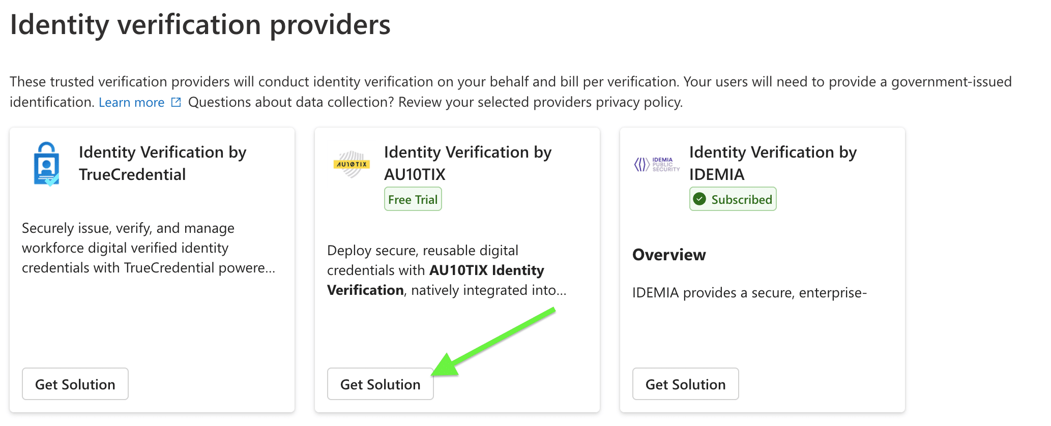 Open Image: Selecting an identity verification provider for SSAR