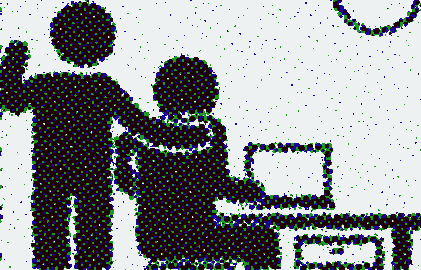 Open Image: Coworker being inappropriate with shoulder touch - Hello at work